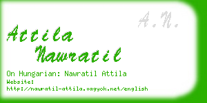 attila nawratil business card